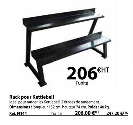 rack pour kettlebell