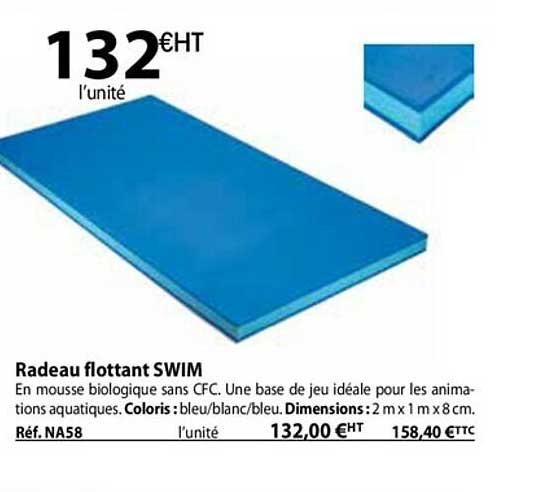radeau flottant swim