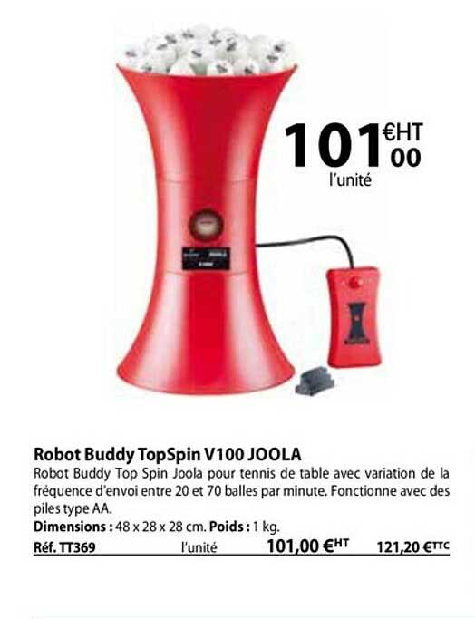 robot buddy topSpin v100 joola