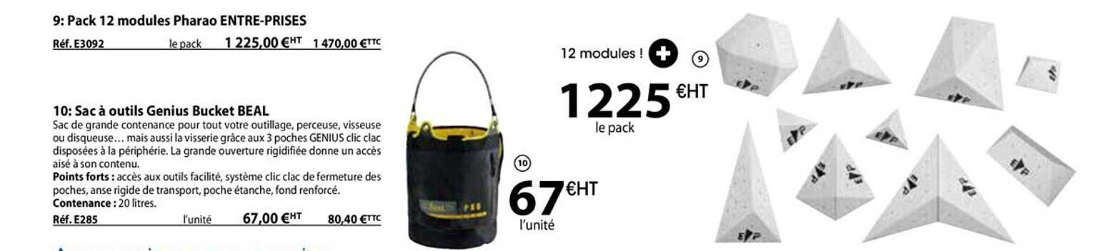 sac à outils genius bucket beal