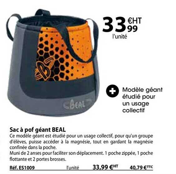 sac à pof géant beal