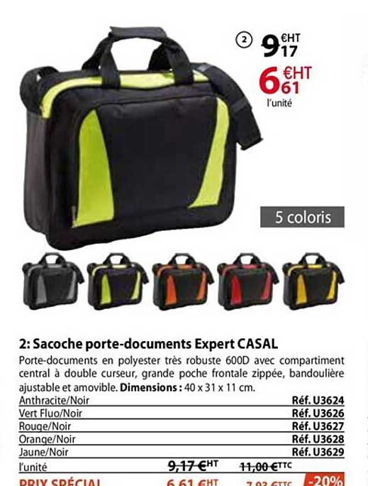 sacoche porte-documents expert casal