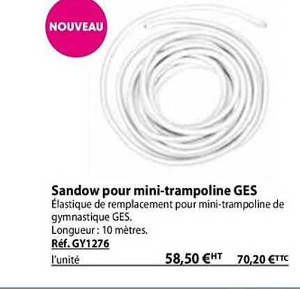 sandow pour mini-trampoline ges