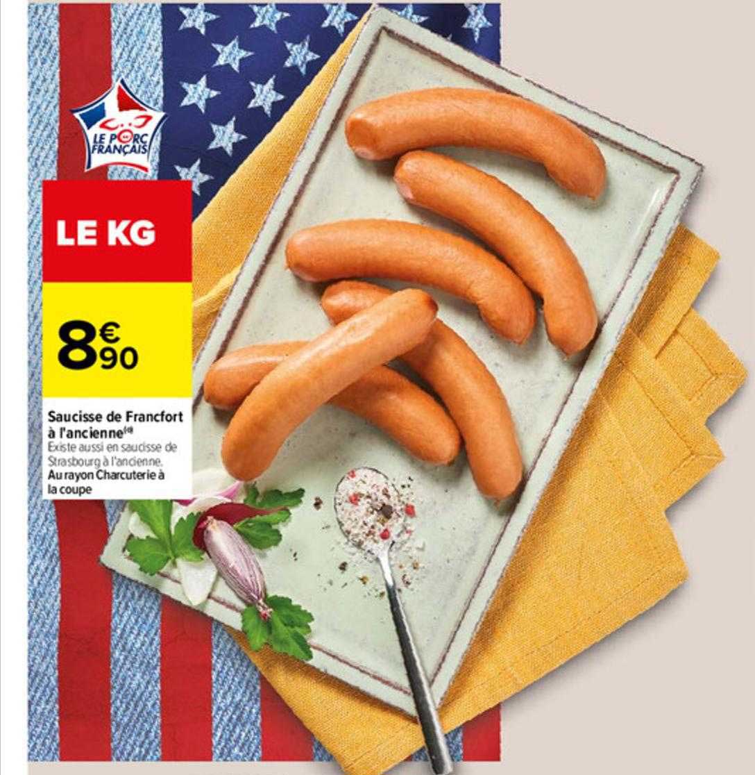 saucisse de francfort à l'ancienne