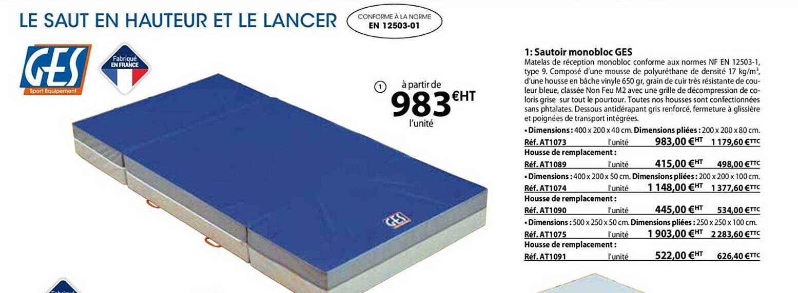 sautoir monobloc ges