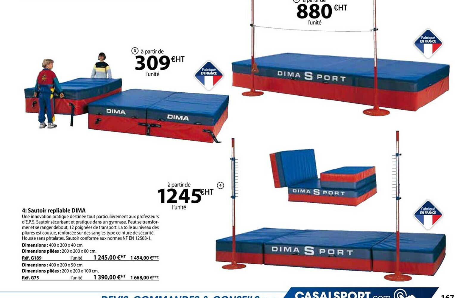 sautoir repliable dima