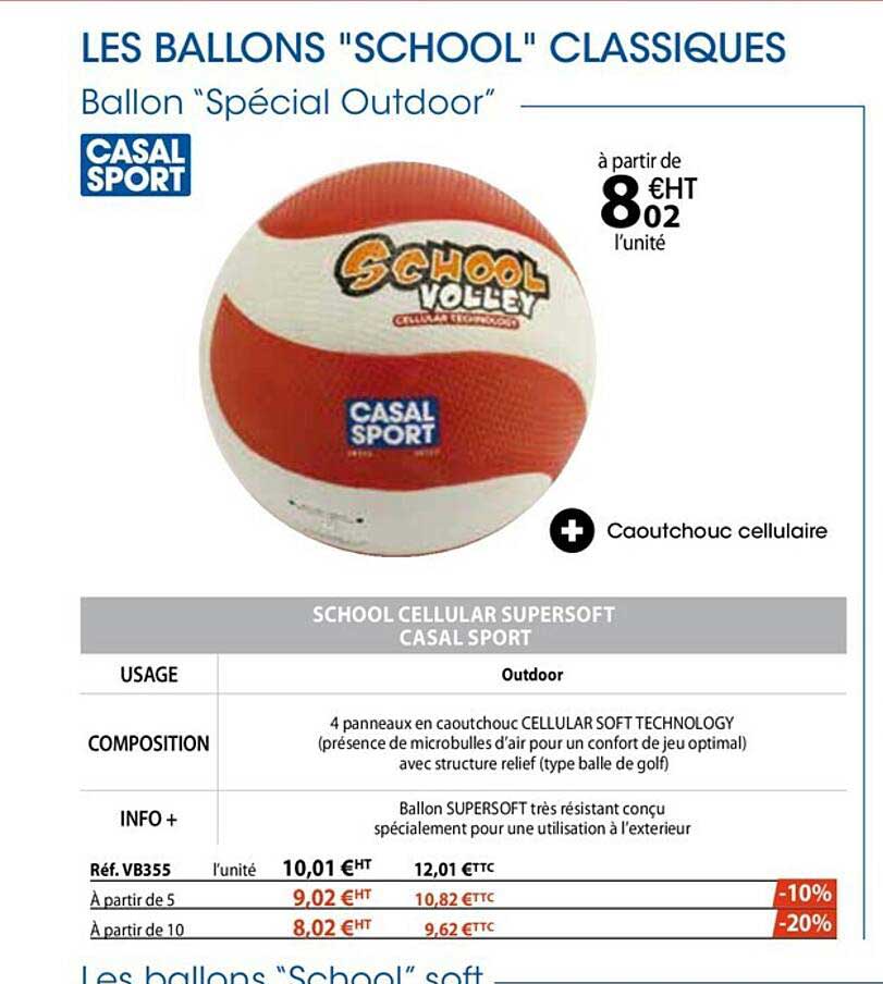 school cellular supersoft casal sport