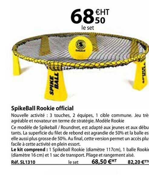 spikeBall rookie official