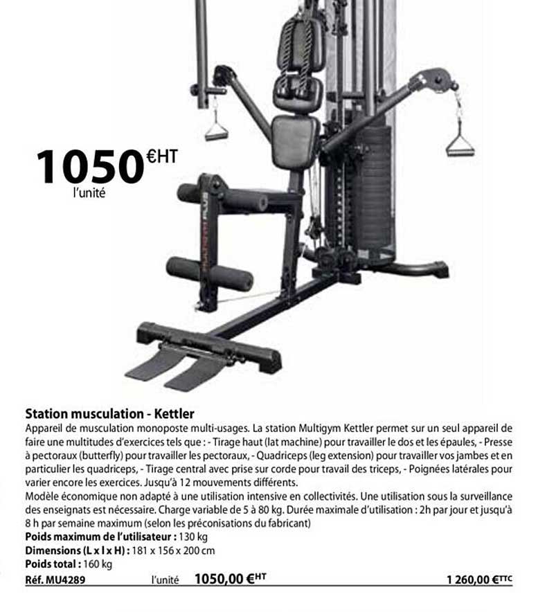 station musculation - kettler