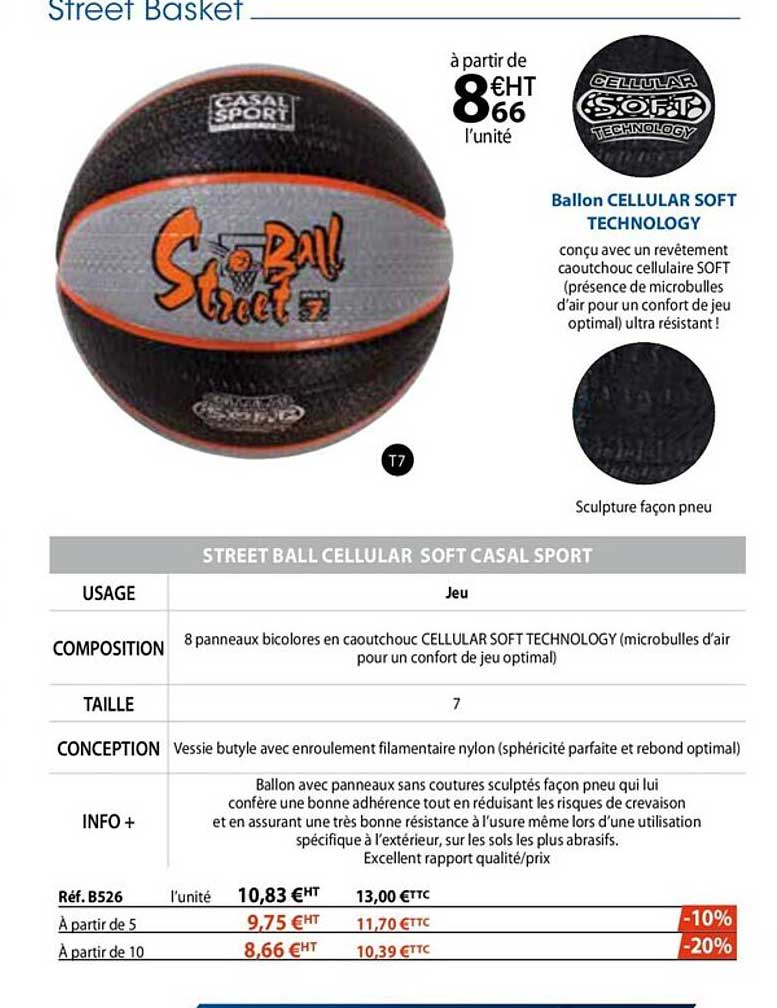 Street Ball Cellular Soft Casal Sport