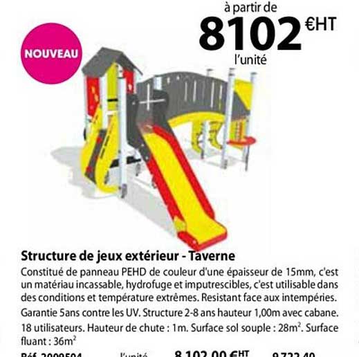 structure de jeux extérieur - taverne