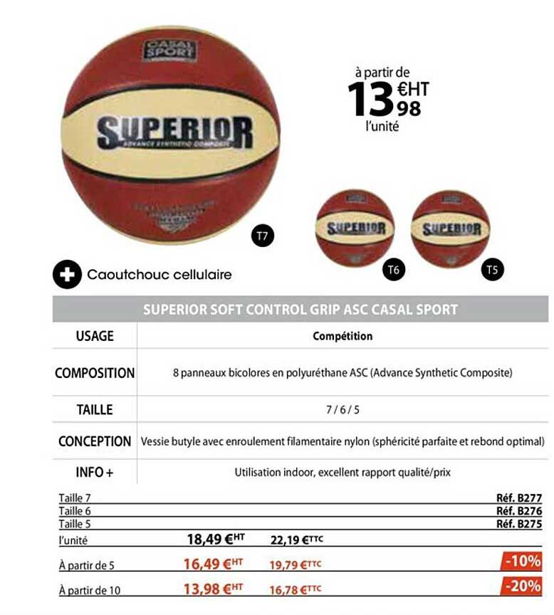 superior soft control grip asc casal sport