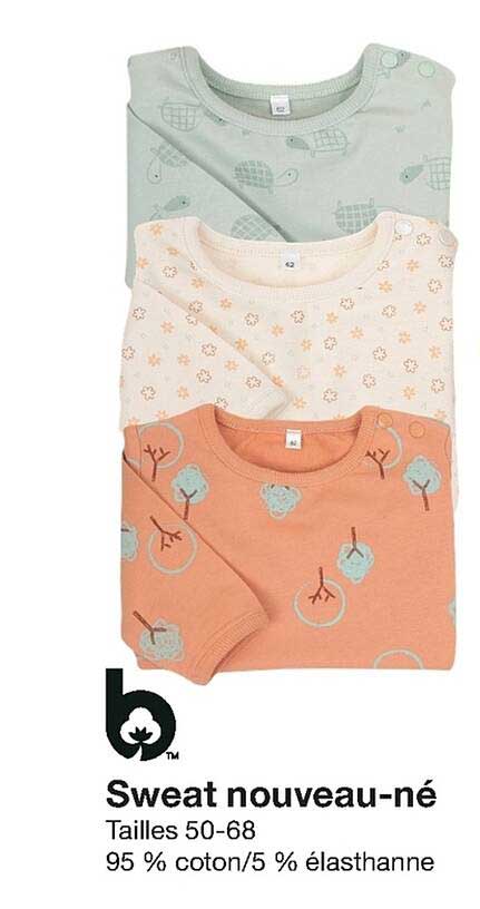 sweat nouveau-né
