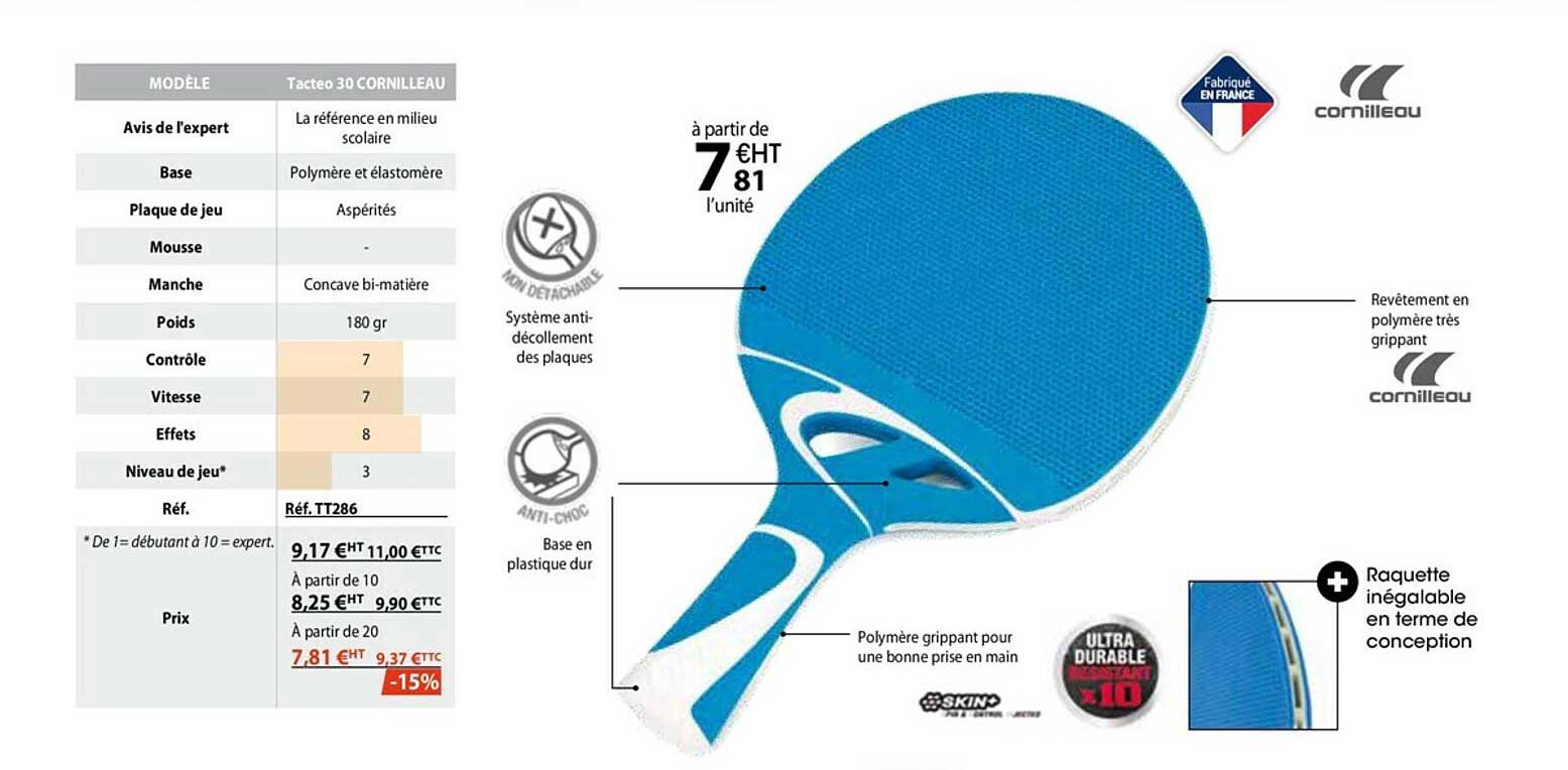 Tacteo 30 Cornilleau