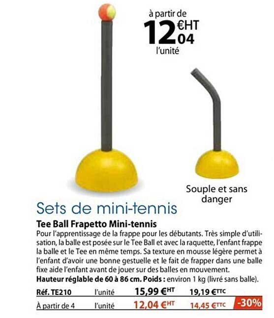 tee ball frapetto mini-tennis
