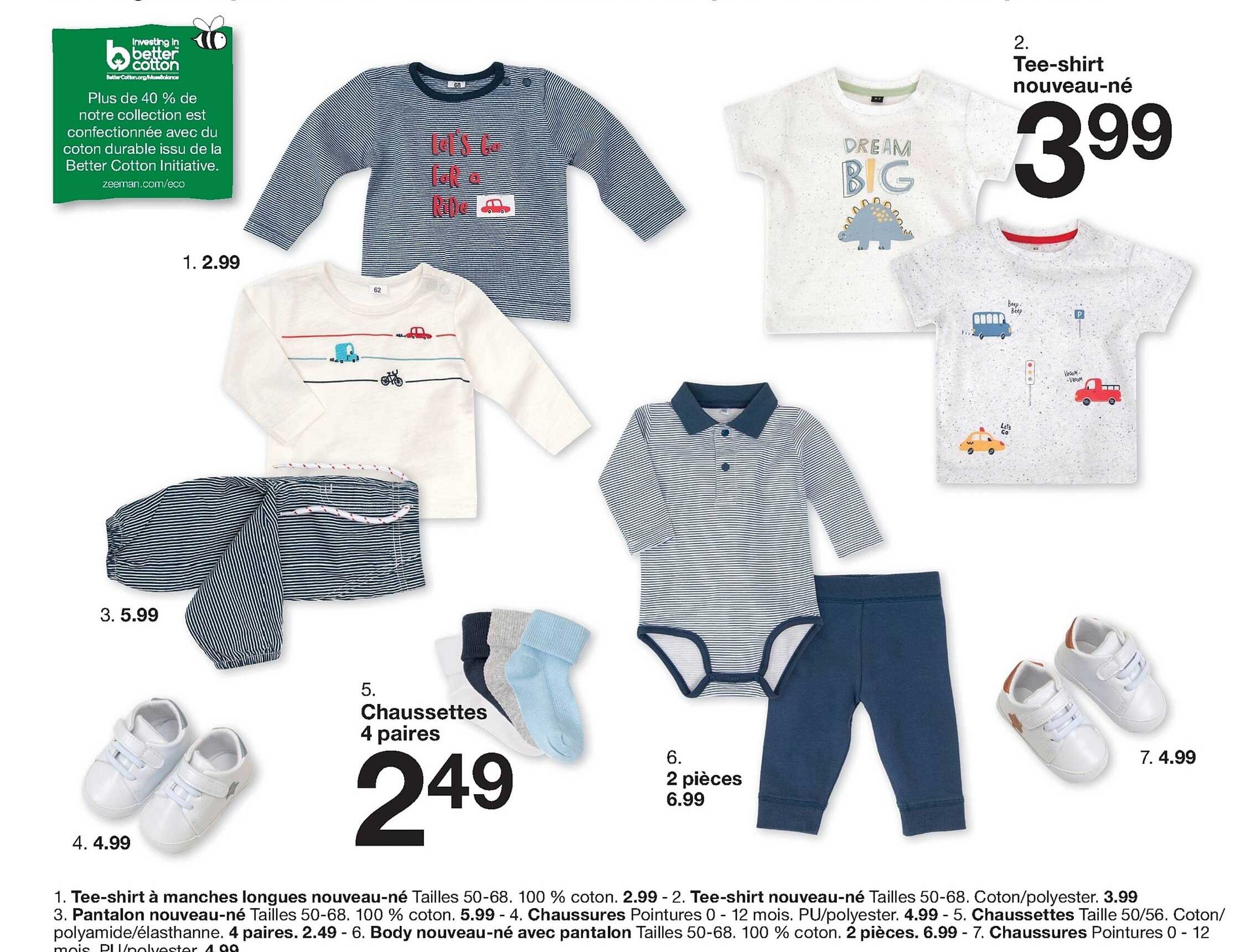 tee-shirt à manches longues nouveau-né, tee-shirt nouveau-né, pantalon nouveau-né, chaussures, chaussettes, body nouveau-né avec pantalon, chaussures