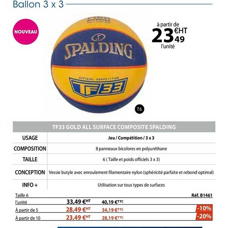 tf33 gold all surface composite sparlding