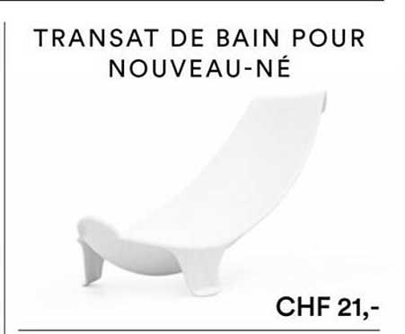 transat de bain pour nouveau-né
