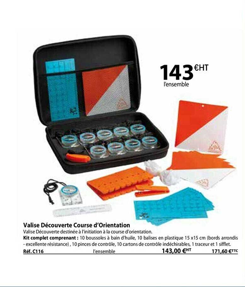 valise découverte course d'orientation