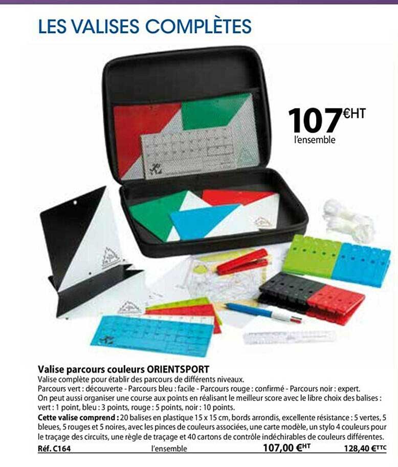 valise parcours couleurs orientsport