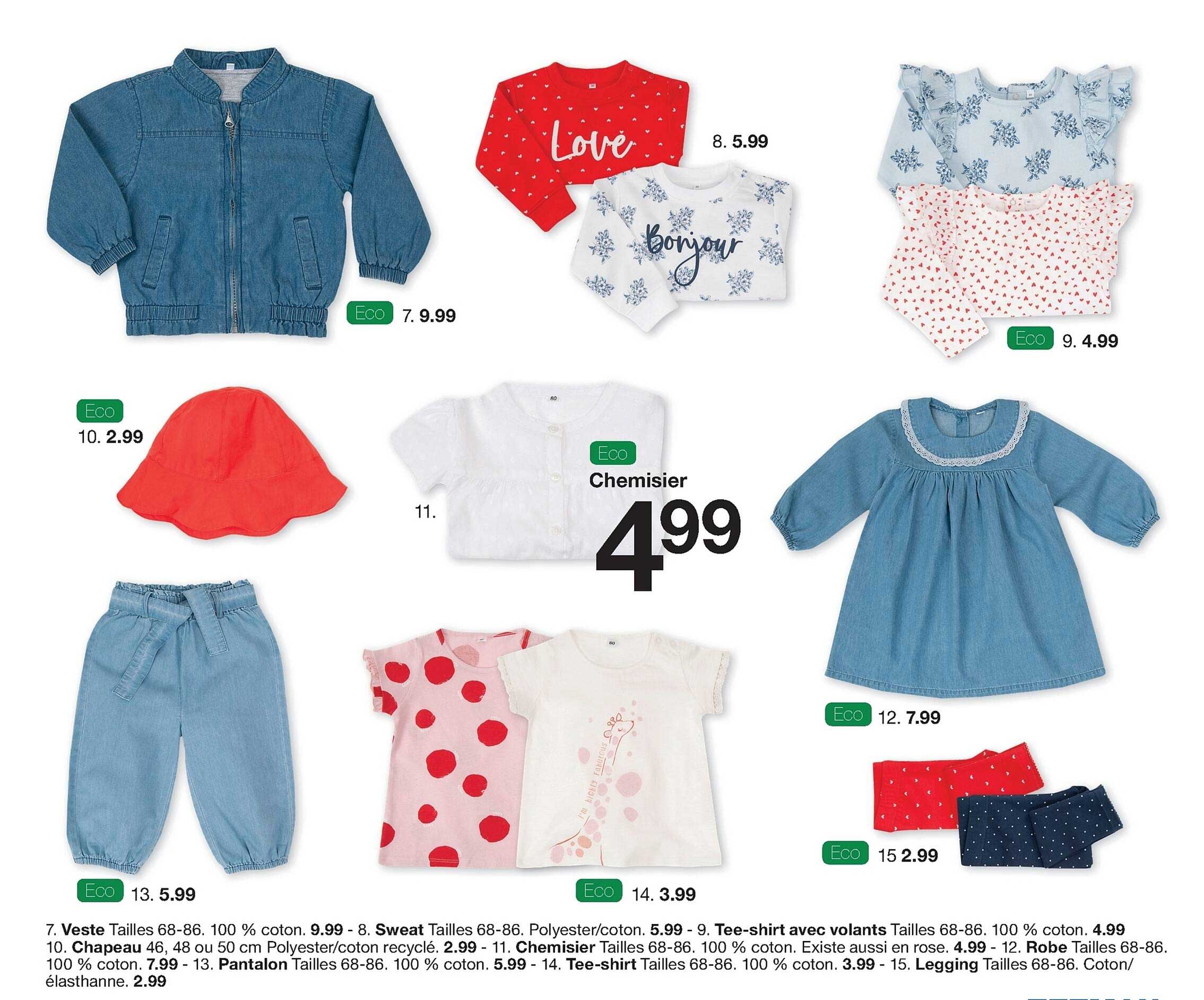 veste, sweat, tee-shirt avec volants, chapeau, chemisier, tee-shirt, legging