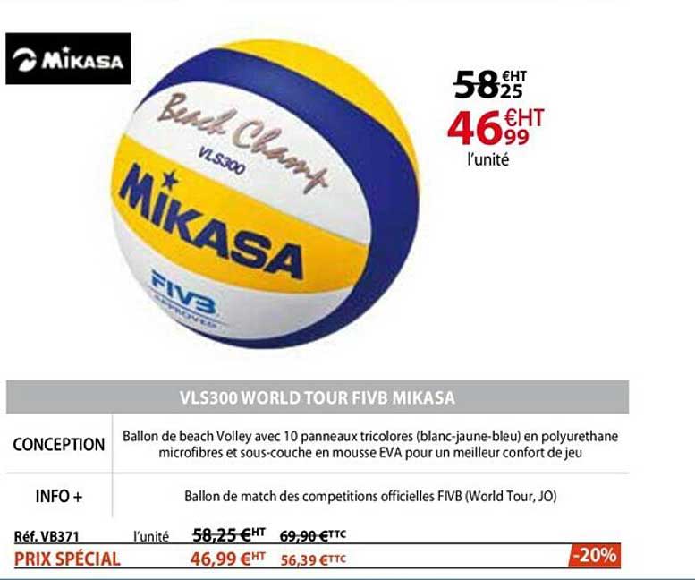 vls300 world tour fivb mikasa