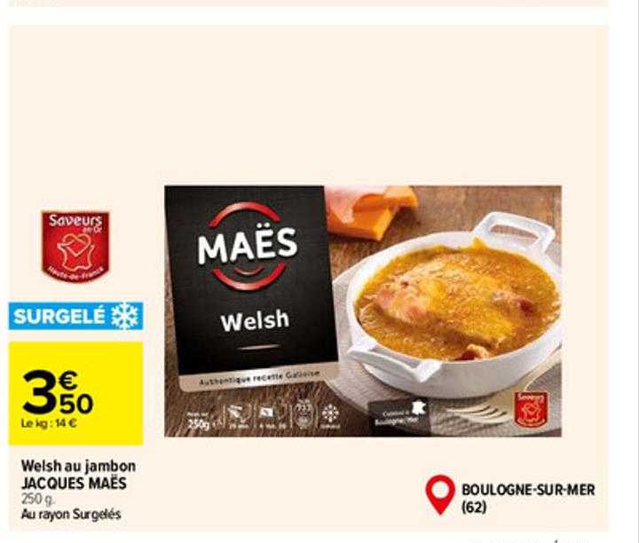 welsh au jambon jacques maës