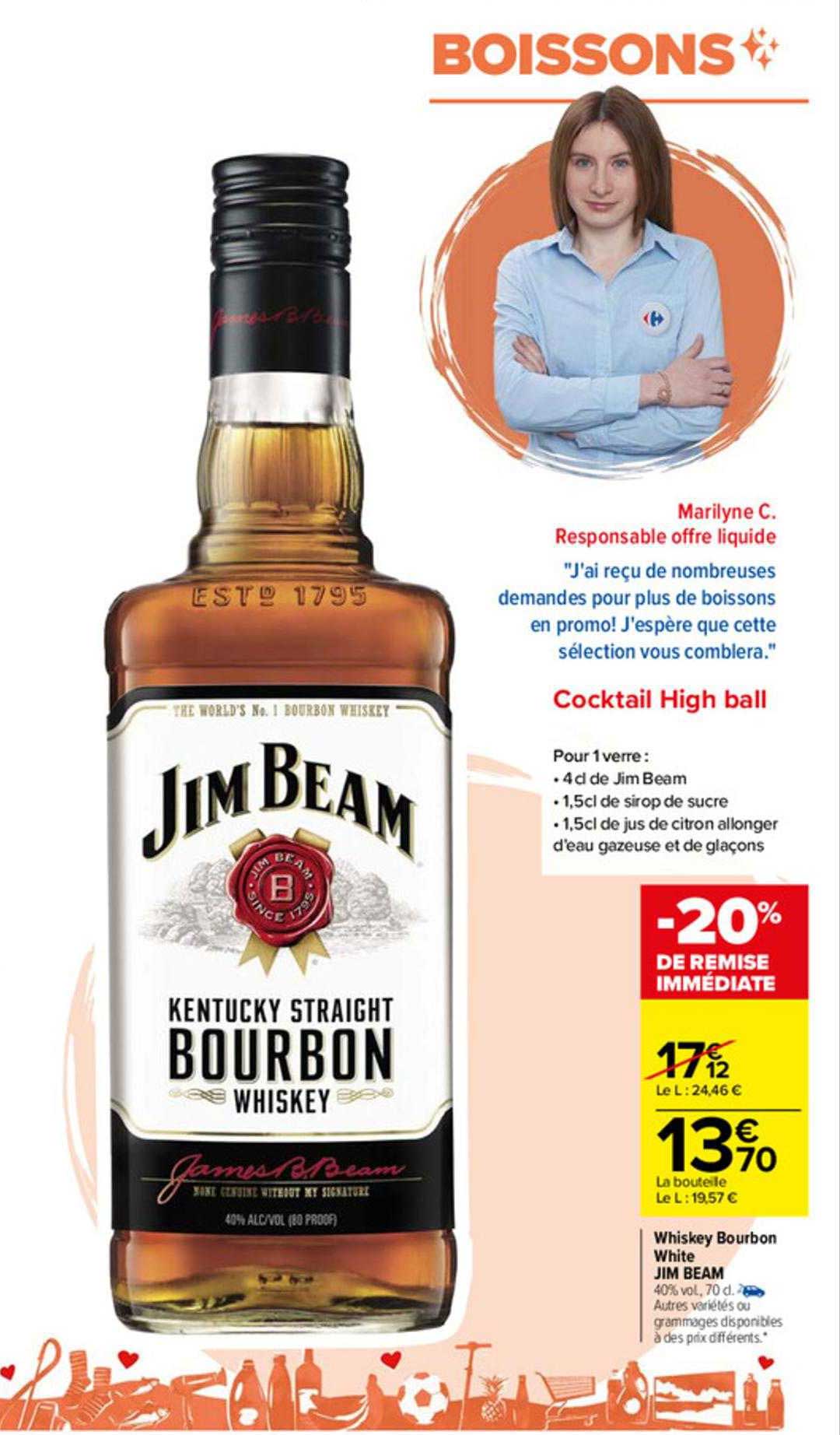 whisky bourbon white jim beam