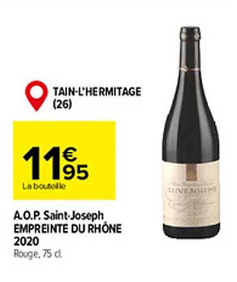 a.o.p. saint-joseph empreinte du rhône 2020