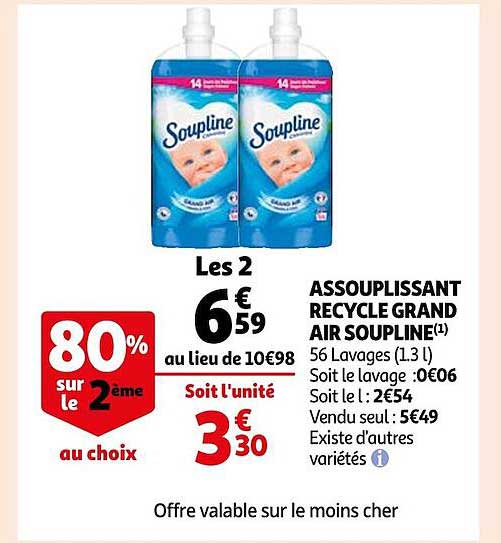 Assouplissant Recyclé Grand Air Soupline
