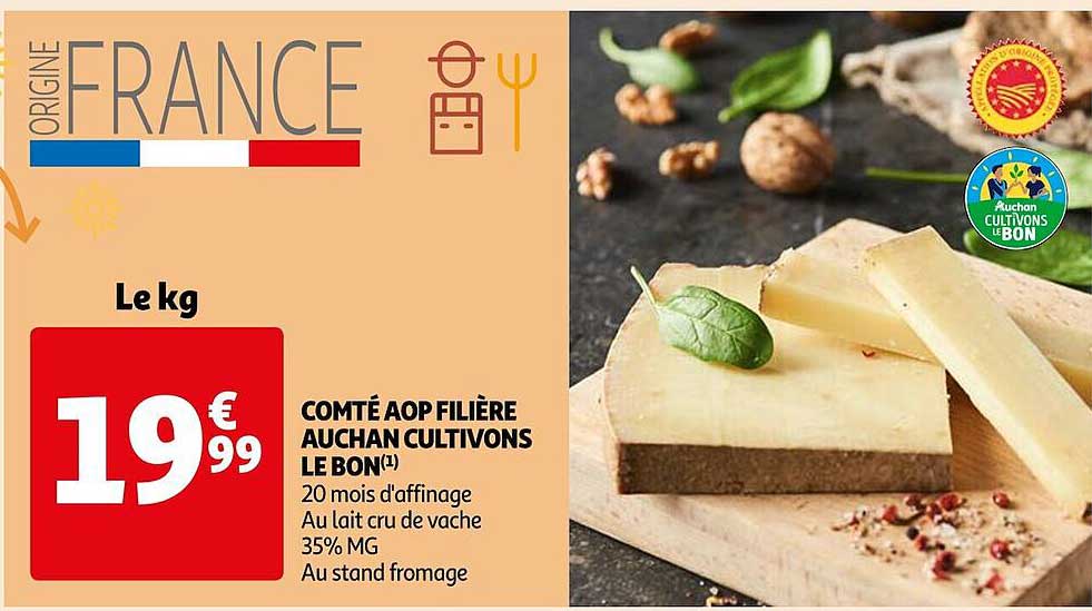 comté aop filière auchan cultivons le bon
