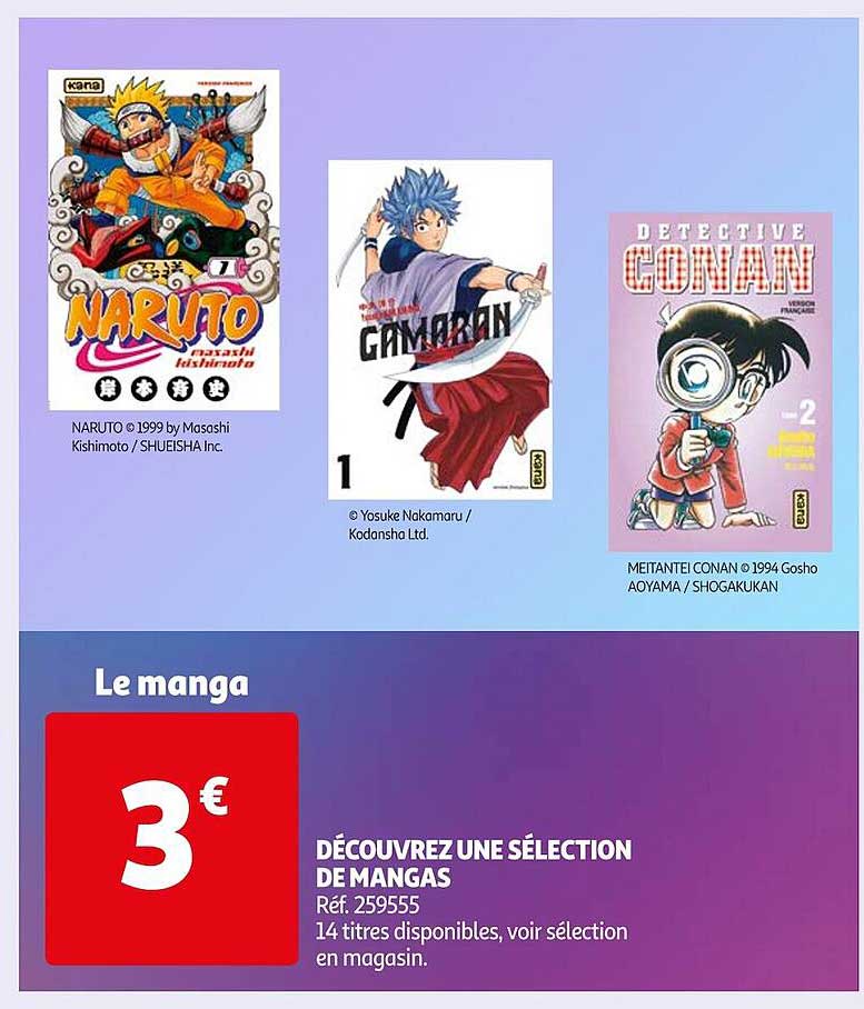 découvrez une sélection de mangas