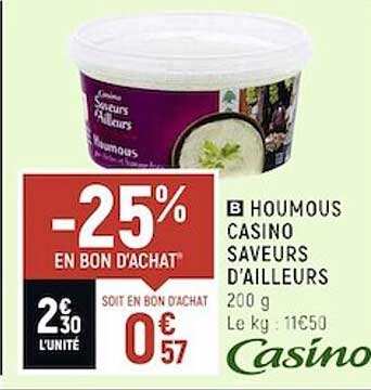 houmous casino saveurs d'ailleurs