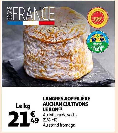 langres aop filière auchan cultivons le bon