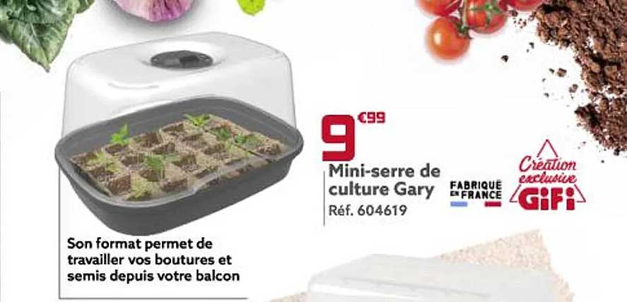 mini-serre de culture gary