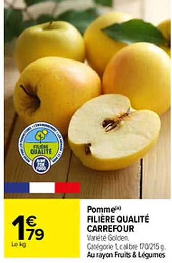 Pomme Filière Qualité Carrefour