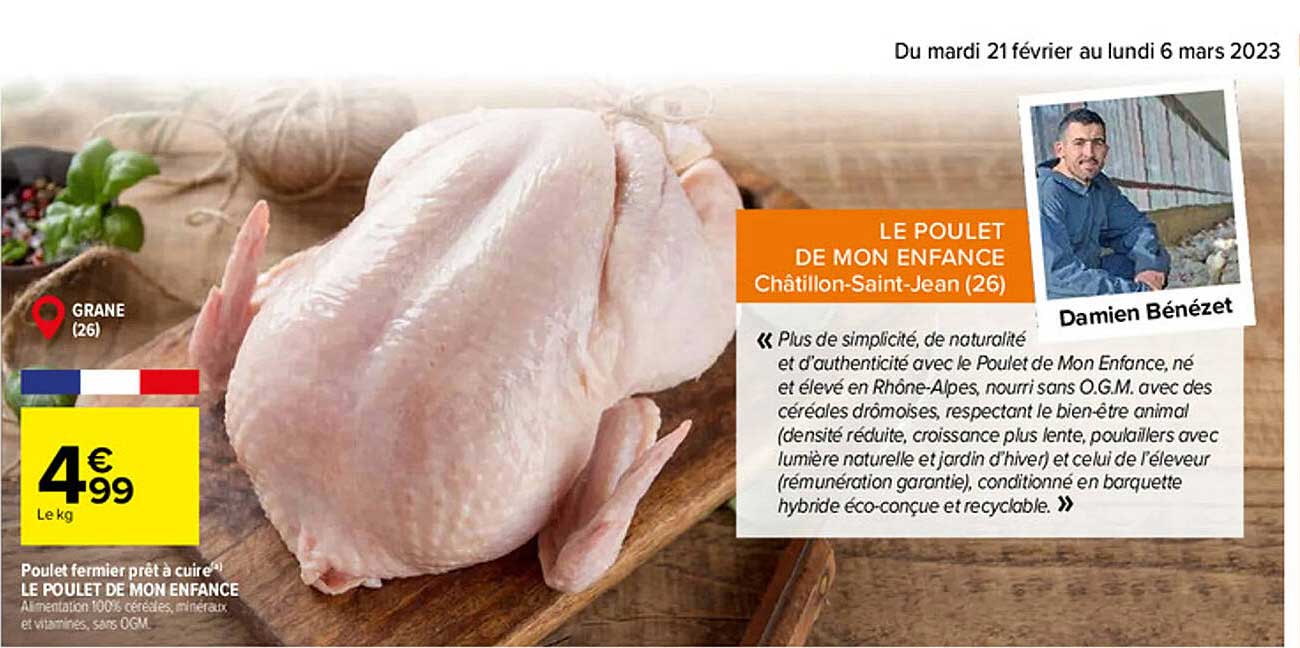 poulet fermier prêt à cuire le poulet de mon enfance