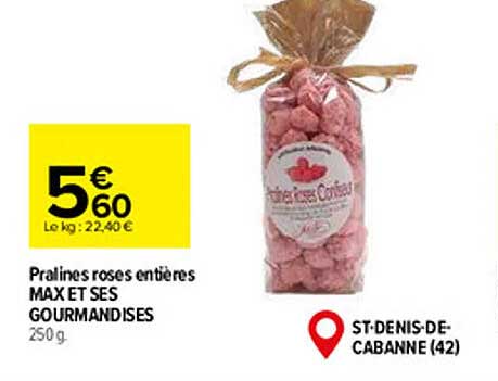 Pralines Roses Entières Max Et Ses Gourmandises