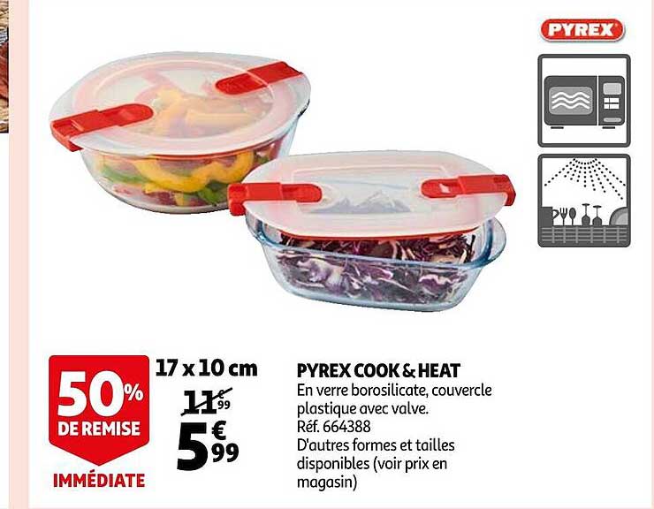 pyrex cook & heat 17 x 10 cm