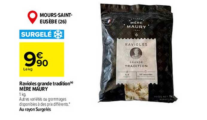 ravioles grande tradition mère maury