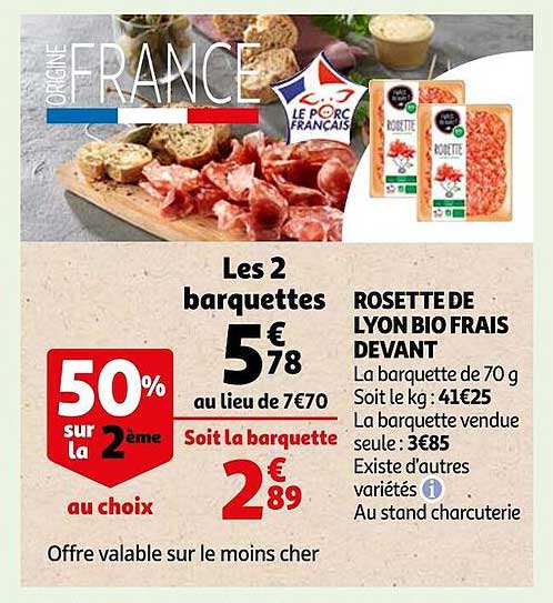 Rosette De Lyon Bio Frais Devant