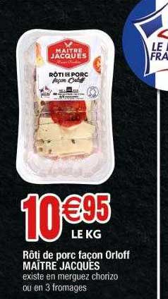 rôti de porc façon orloff maître jacques
