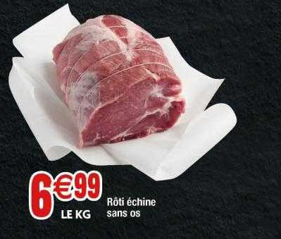 Rôti échine Sans Os
