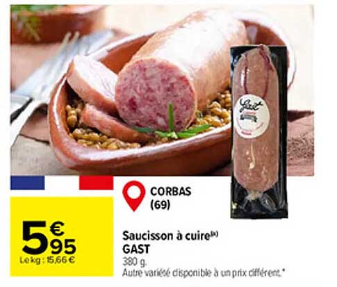 Saucisson à Cuire Gast