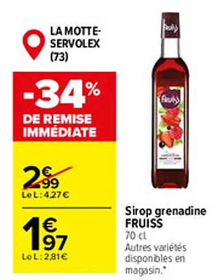 Sirop Grenadine Fruiss