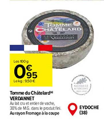 tomme du châtelard verdannet