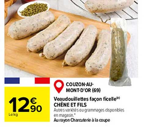 veaudouillettes façon ficelle chêne et fils