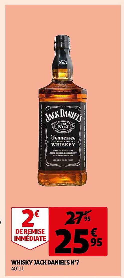 whisky jack daniel's n°7
