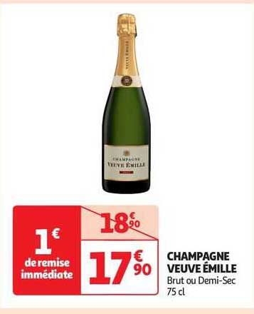 champagne veuve émille