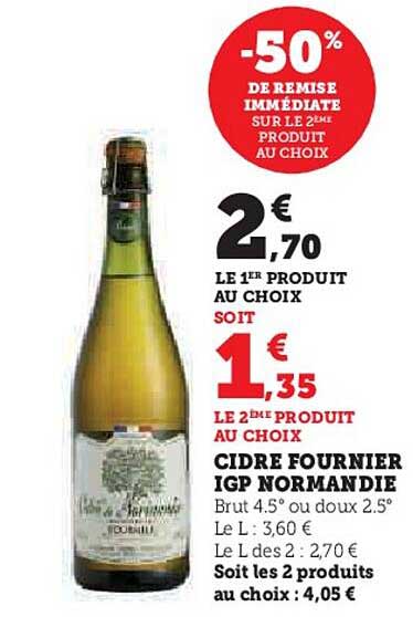 cidre fournier igp normandie